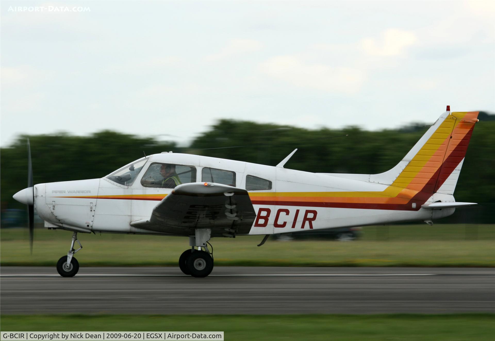 G-BCIR, 1974 Piper PA-28-151 Cherokee Warrior C/N 28-7415401, EGSX
