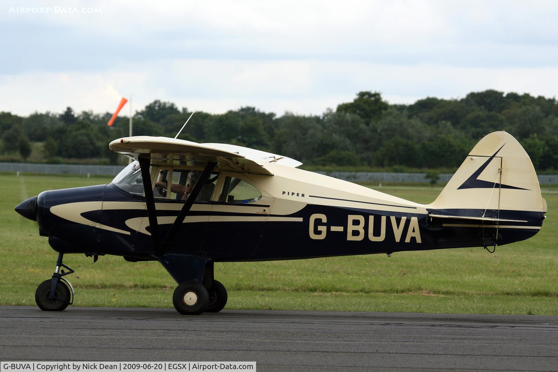 G-BUVA, 1959 Piper PA-22-135 Tri-Pacer C/N 22-1301, EGSX