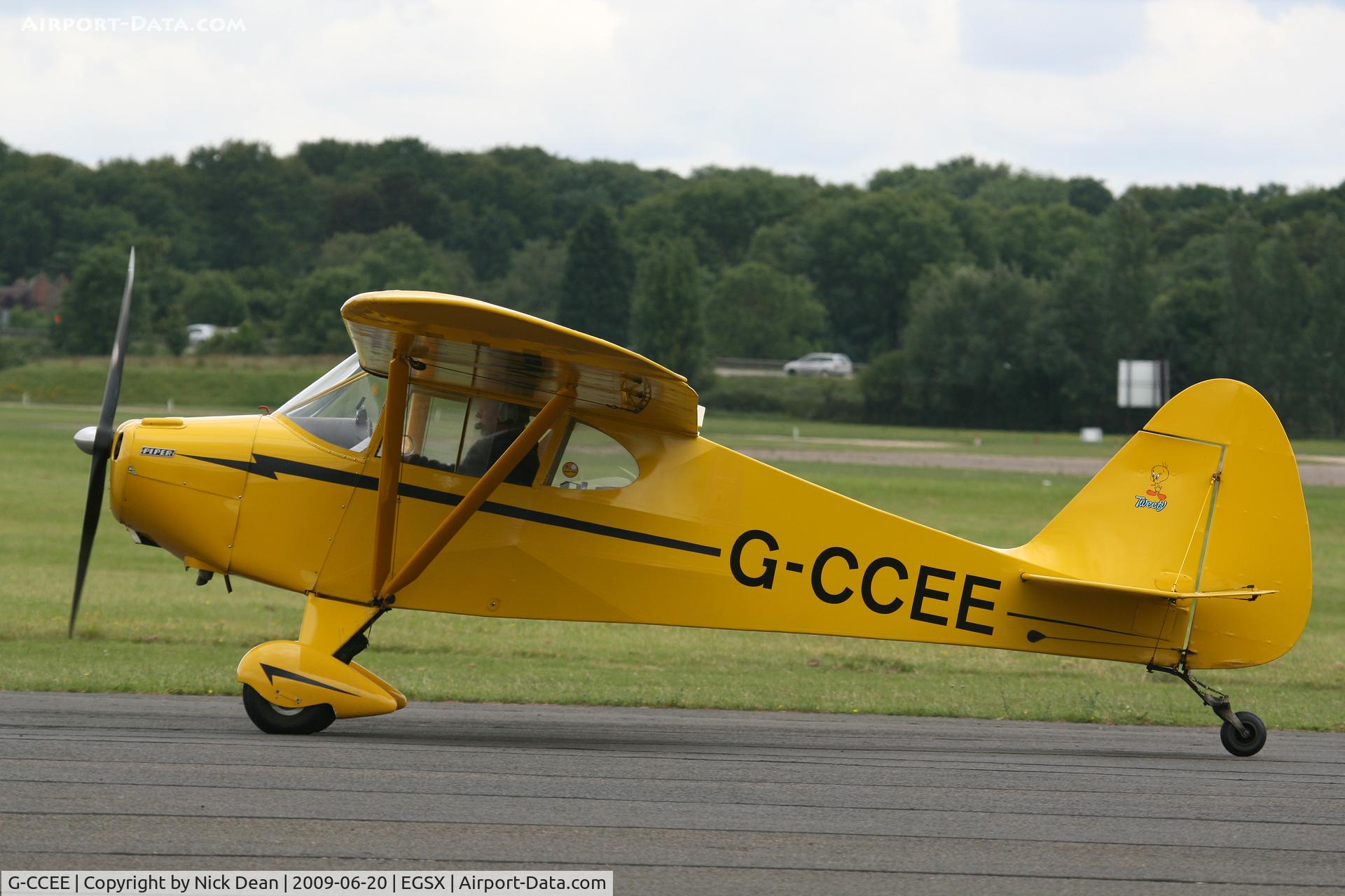 G-CCEE, 1948 Piper PA-15 Vagabond Vagabond C/N 15-248, EGSX