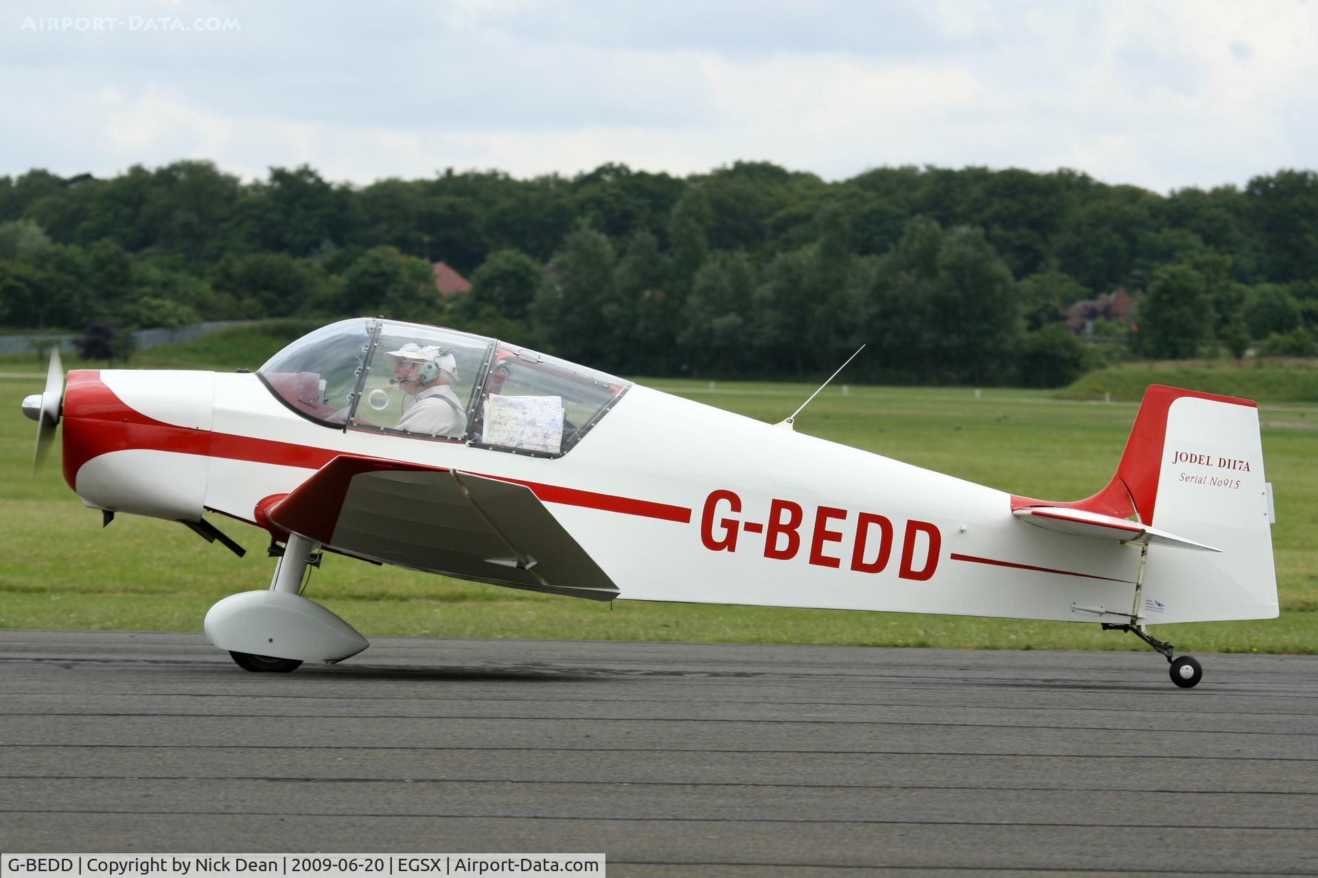 G-BEDD, 1958 Jodel D-117A C/N 915, EGSX