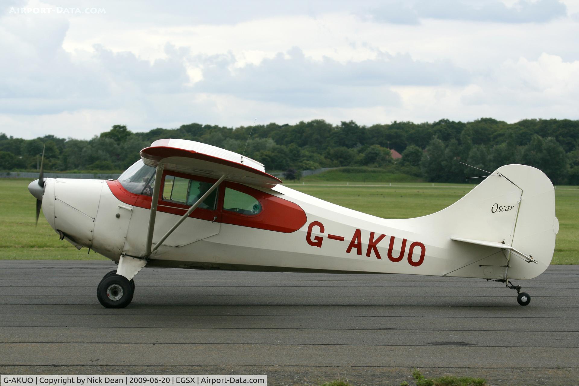 G-AKUO, 1946 Aeronca 11AC Chief C/N 11AC-1376, EGSX