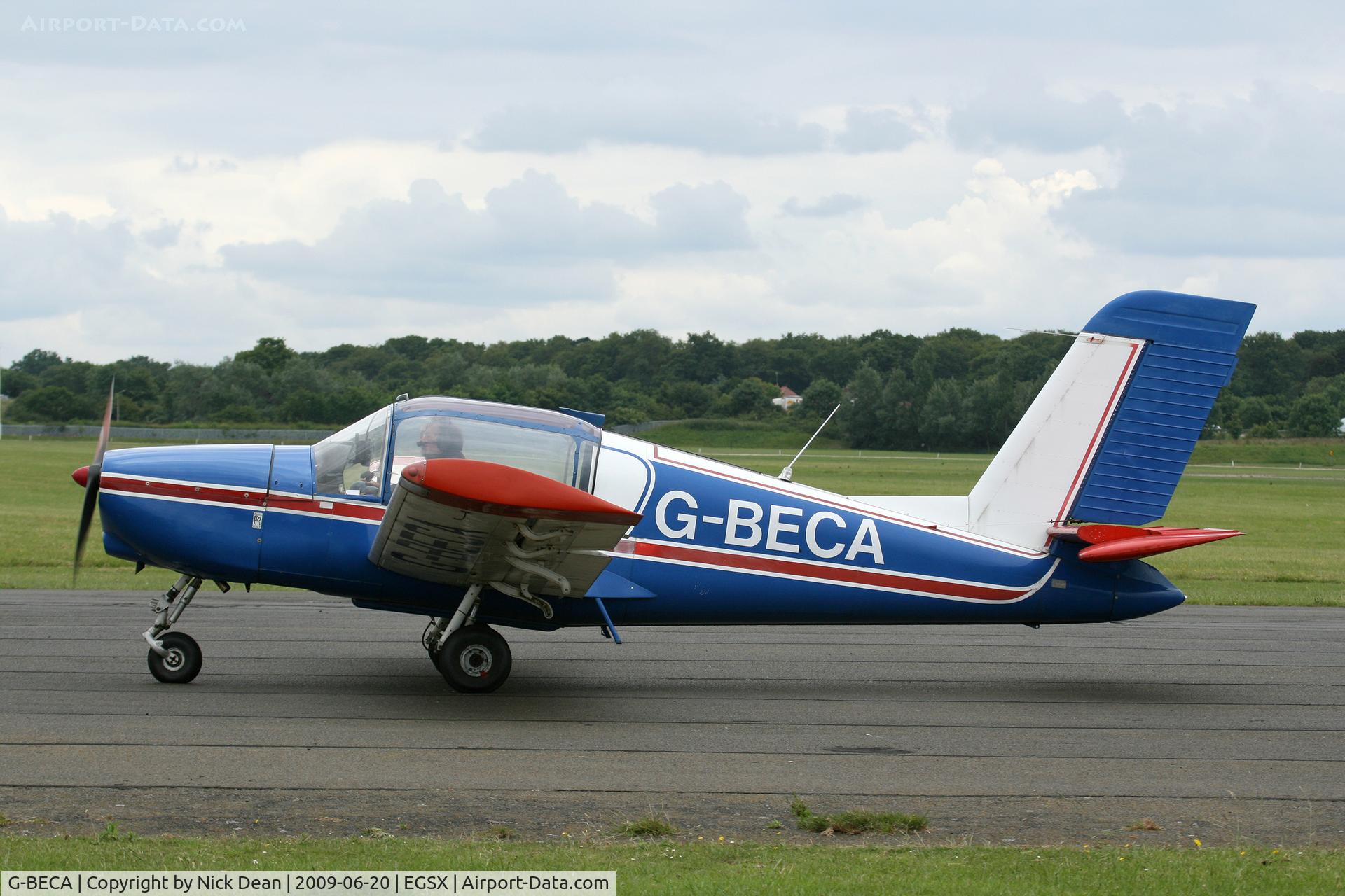 G-BECA, 1976 Socata Rallye 100ST Galopin C/N 2751, EGSX