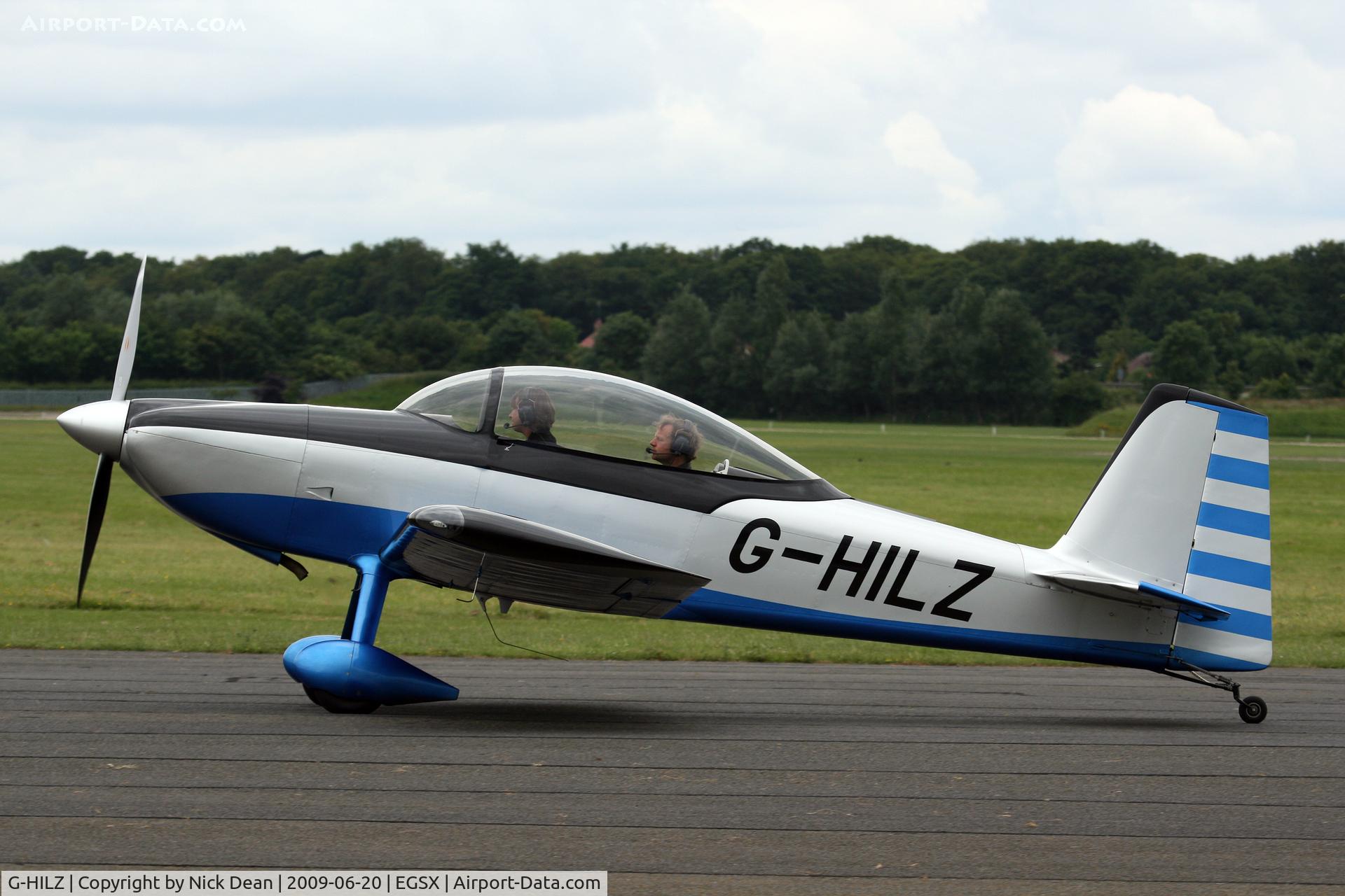 G-HILZ, 2006 Vans RV-8 C/N PFA 303-14471, EGSX