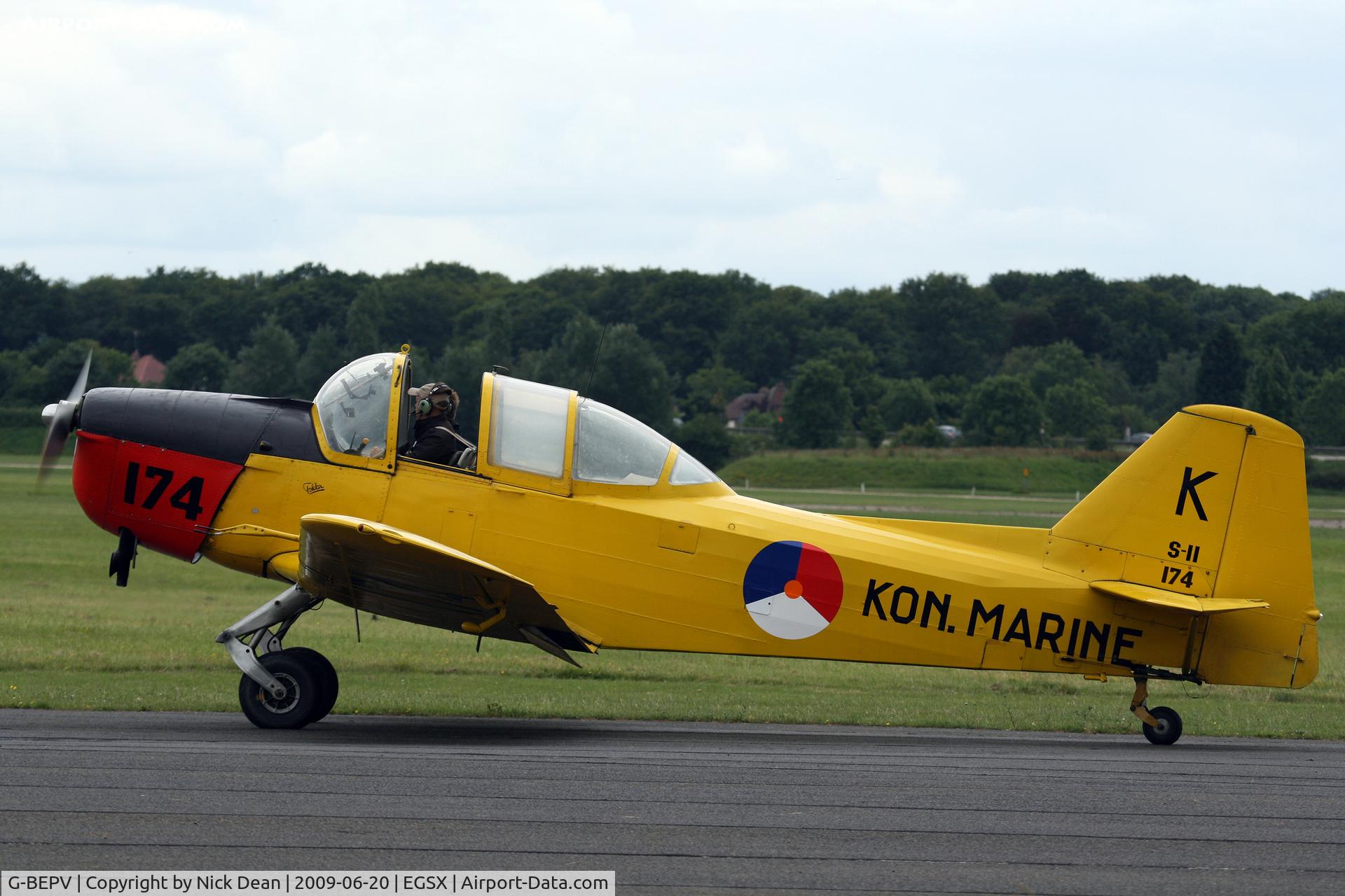 G-BEPV, 1950 Fokker S.11-1 Instructor C/N 6274, EGSX