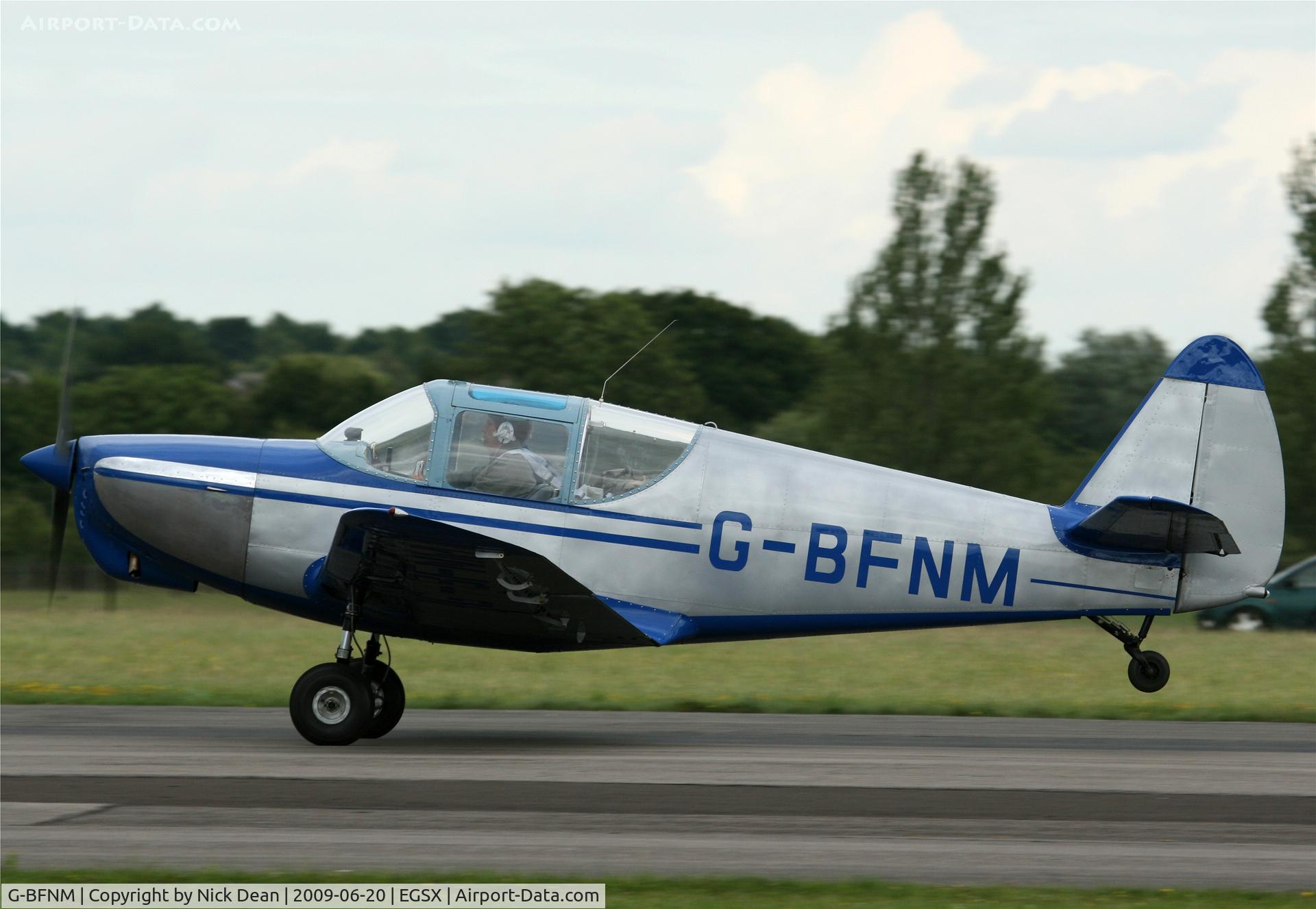 G-BFNM, 1946 Globe GC-1B Swift C/N 2205, EGSX