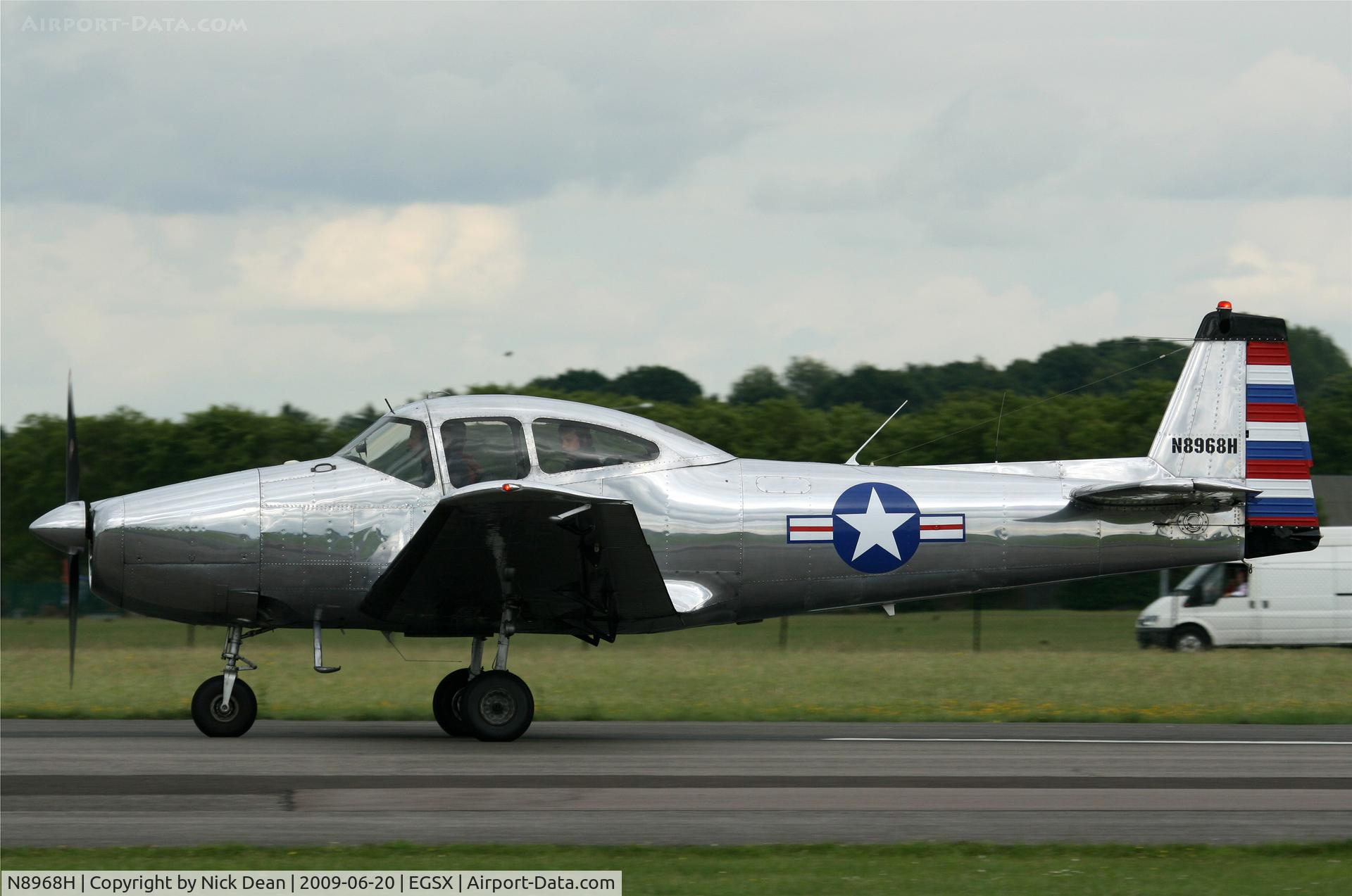 N8968H, 1947 North American Navion (NA-145) C/N NAV-4-968, EGSX