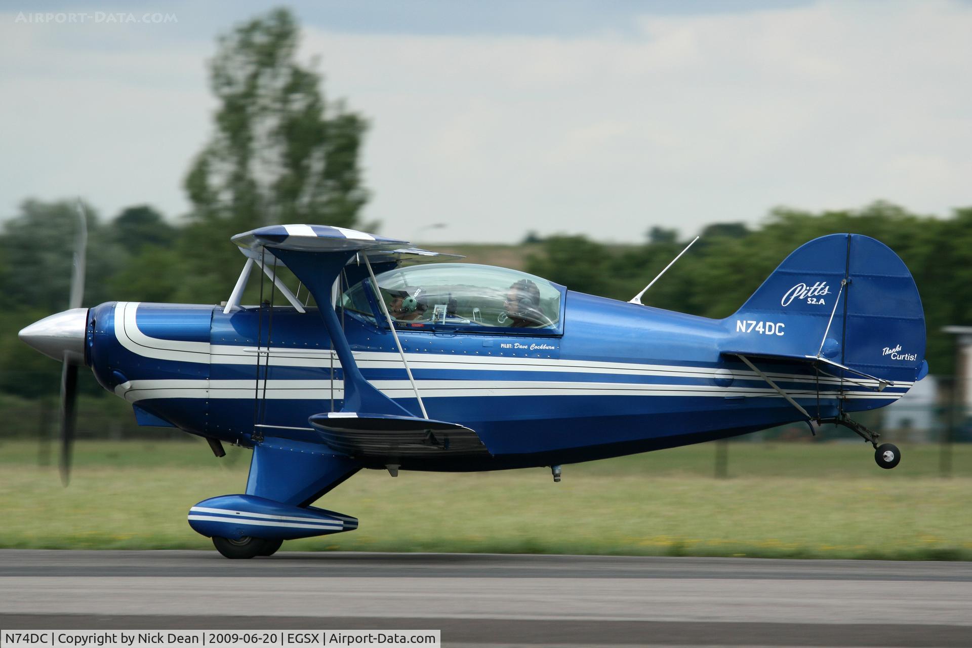 N74DC, 1980 Aerotek Pitts S-2A Special C/N 2228, EGSX