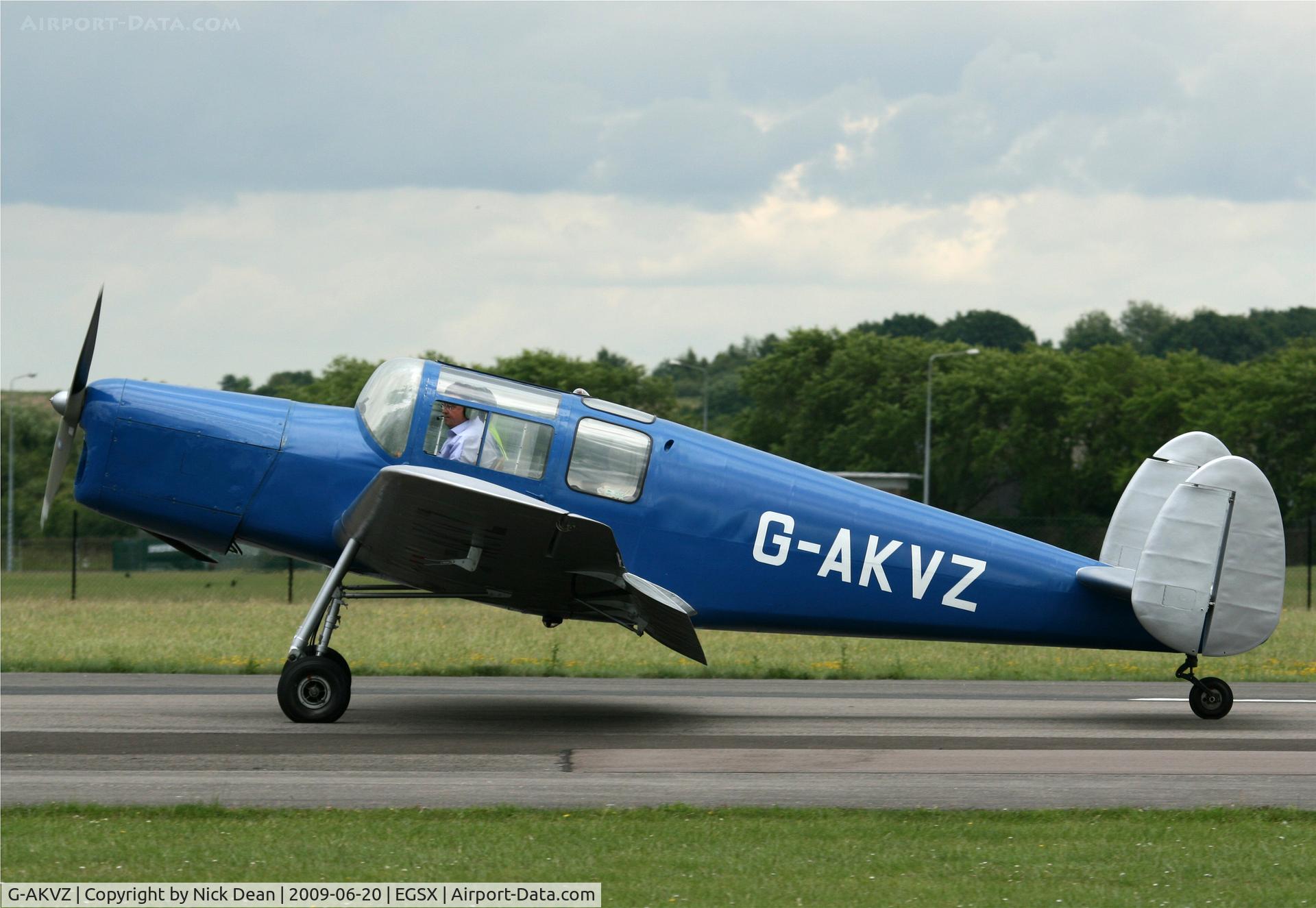 G-AKVZ, 1945 Miles M38 Messenger 4B C/N 6352, EGSX