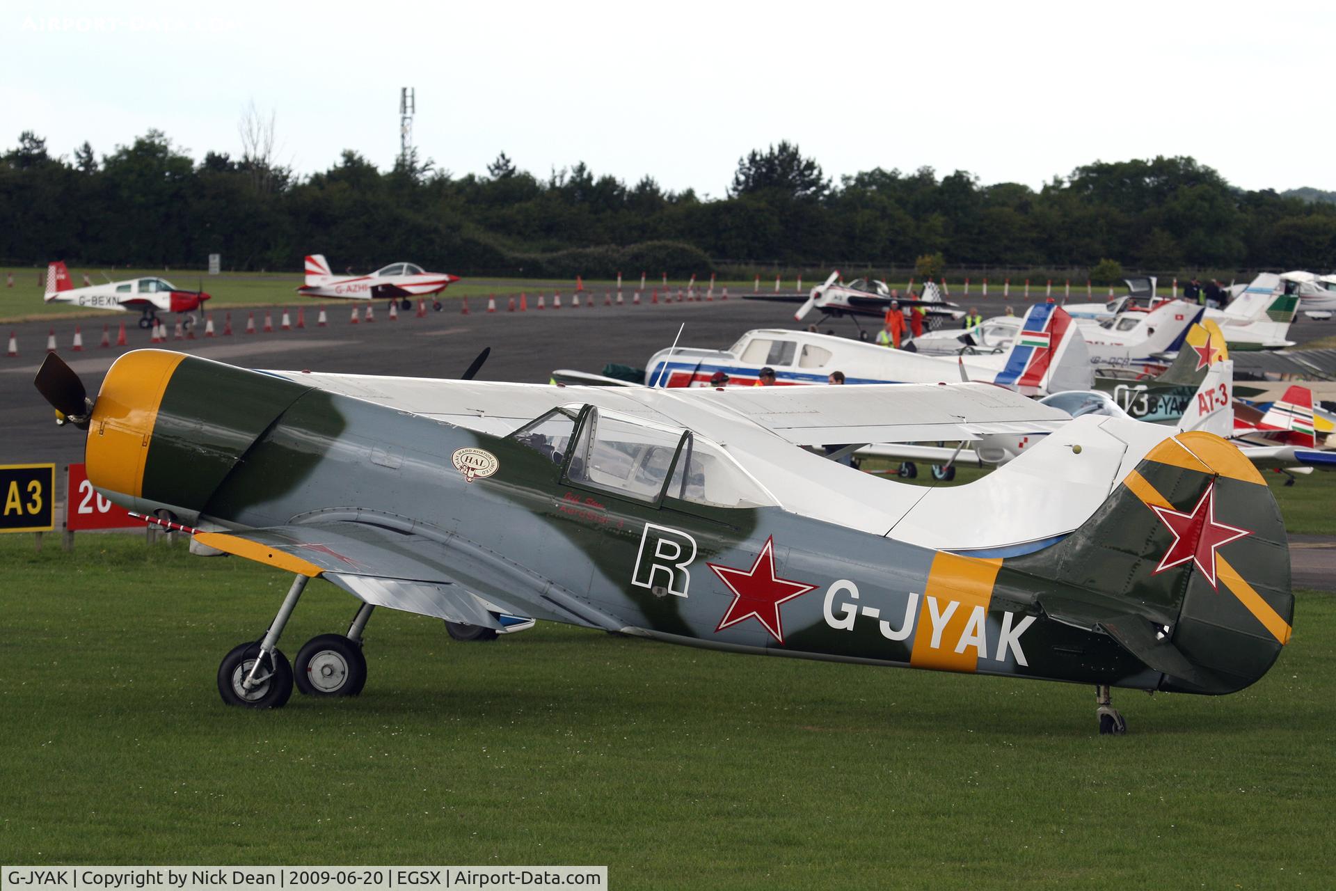 G-JYAK, 1985 Yakovlev Yak-50 C/N 853001, EGSX
