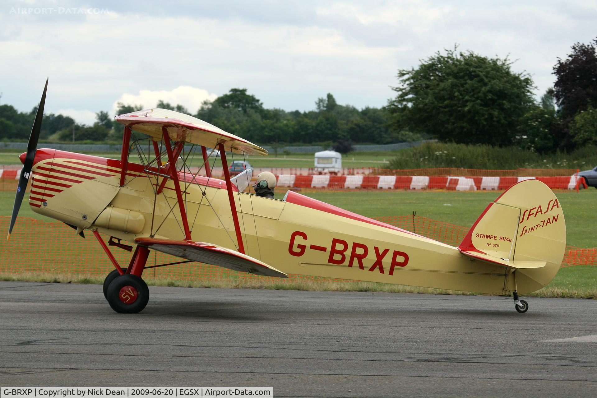 G-BRXP, 1948 Stampe-Vertongen SV-4C C/N 678, EGSX