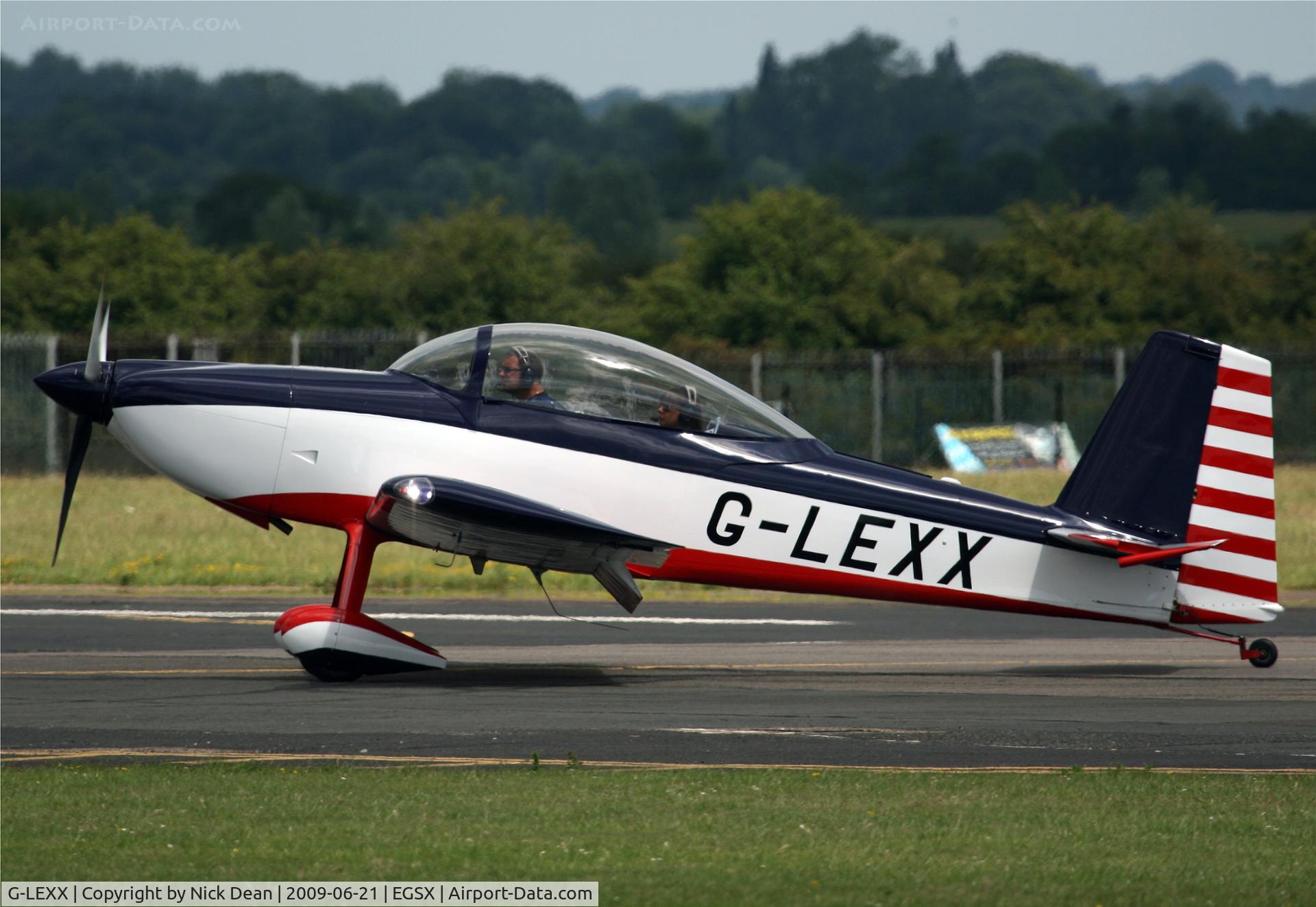 G-LEXX, 2002 Vans RV-8 C/N PFA 303-13896, EGSX