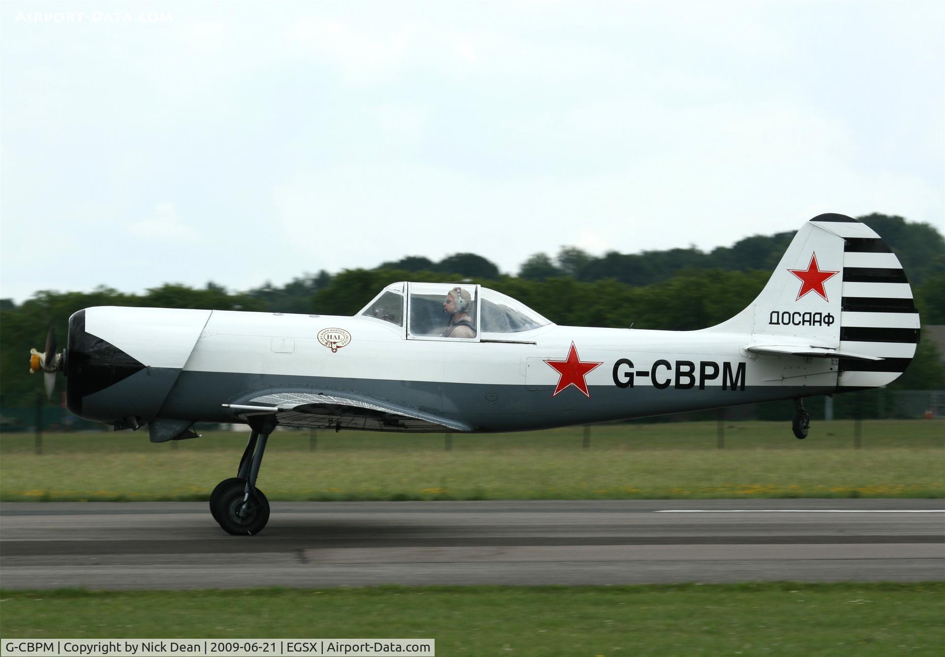 G-CBPM, 1981 Yakovlev Yak-50 C/N 812101, EGSX