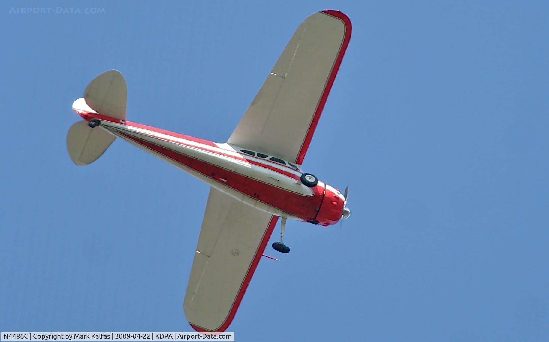 N4486C, 1954 Cessna 195B Businessliner C/N 16070, C195B SE bound out of KDPA
