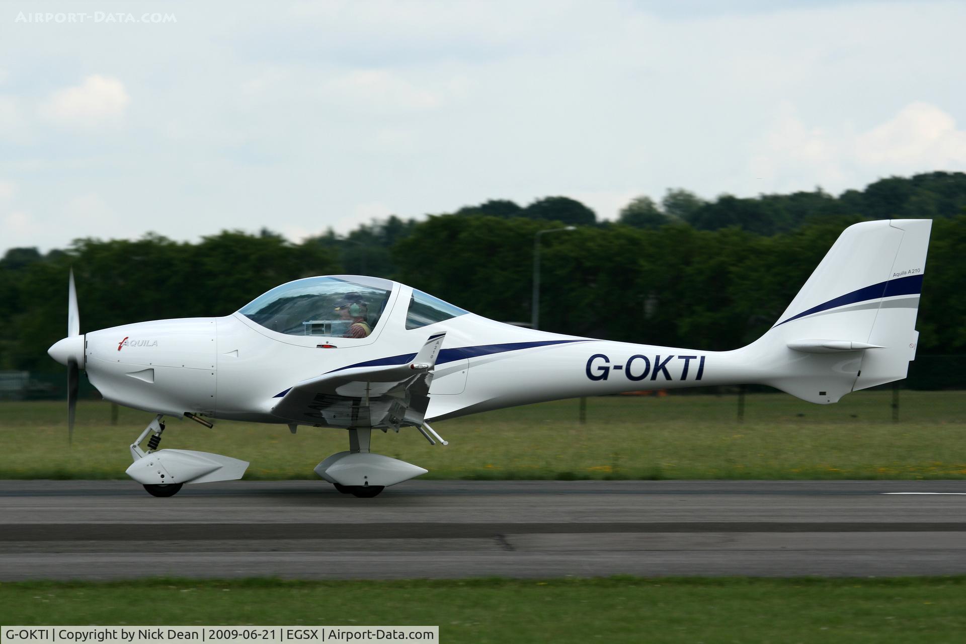 G-OKTI, 2007 Aquila A210 (AT01) C/N AT01-172, EGSX