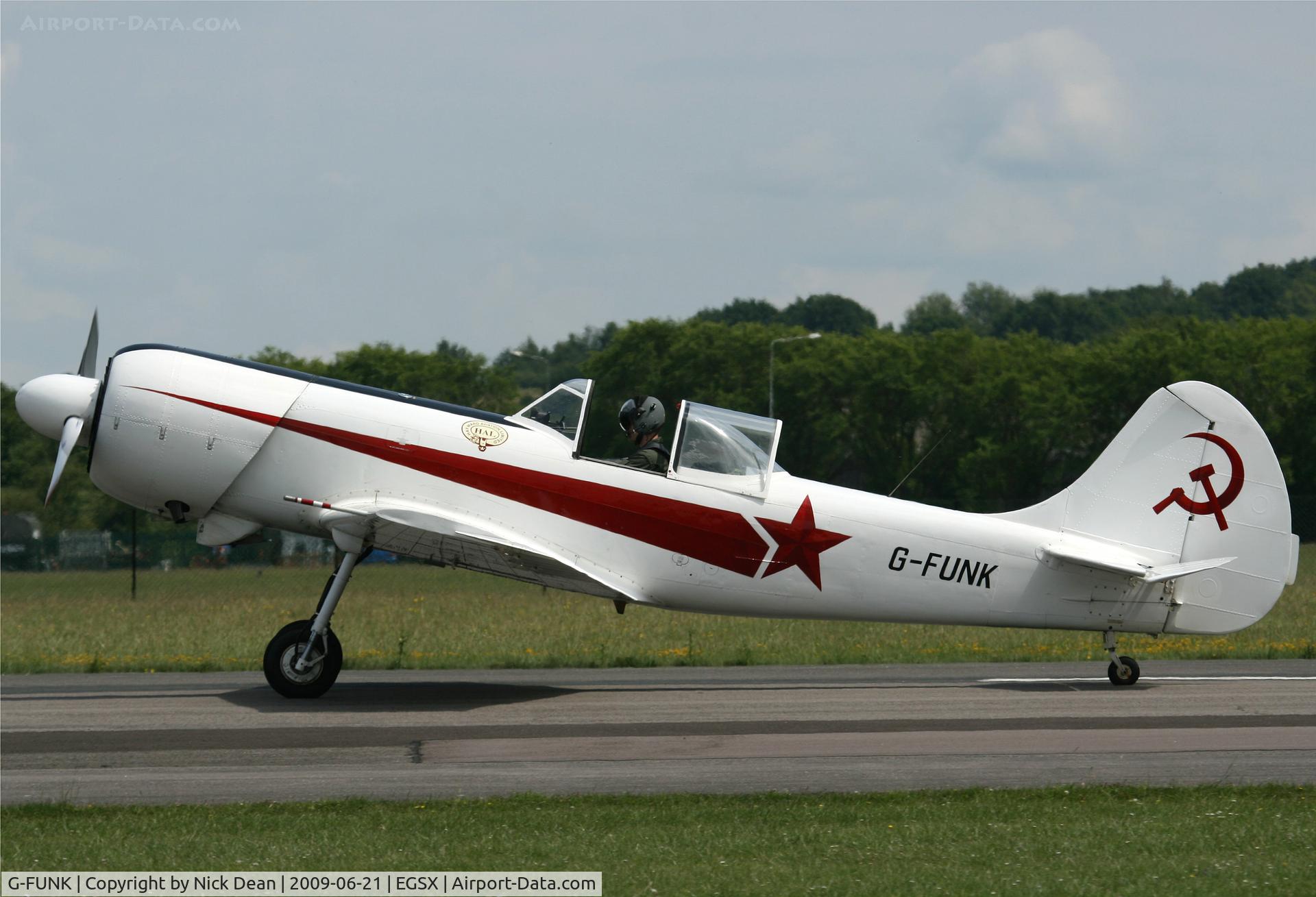 G-FUNK, 1985 Yakovlev Yak-50 C/N 852908, EGSX