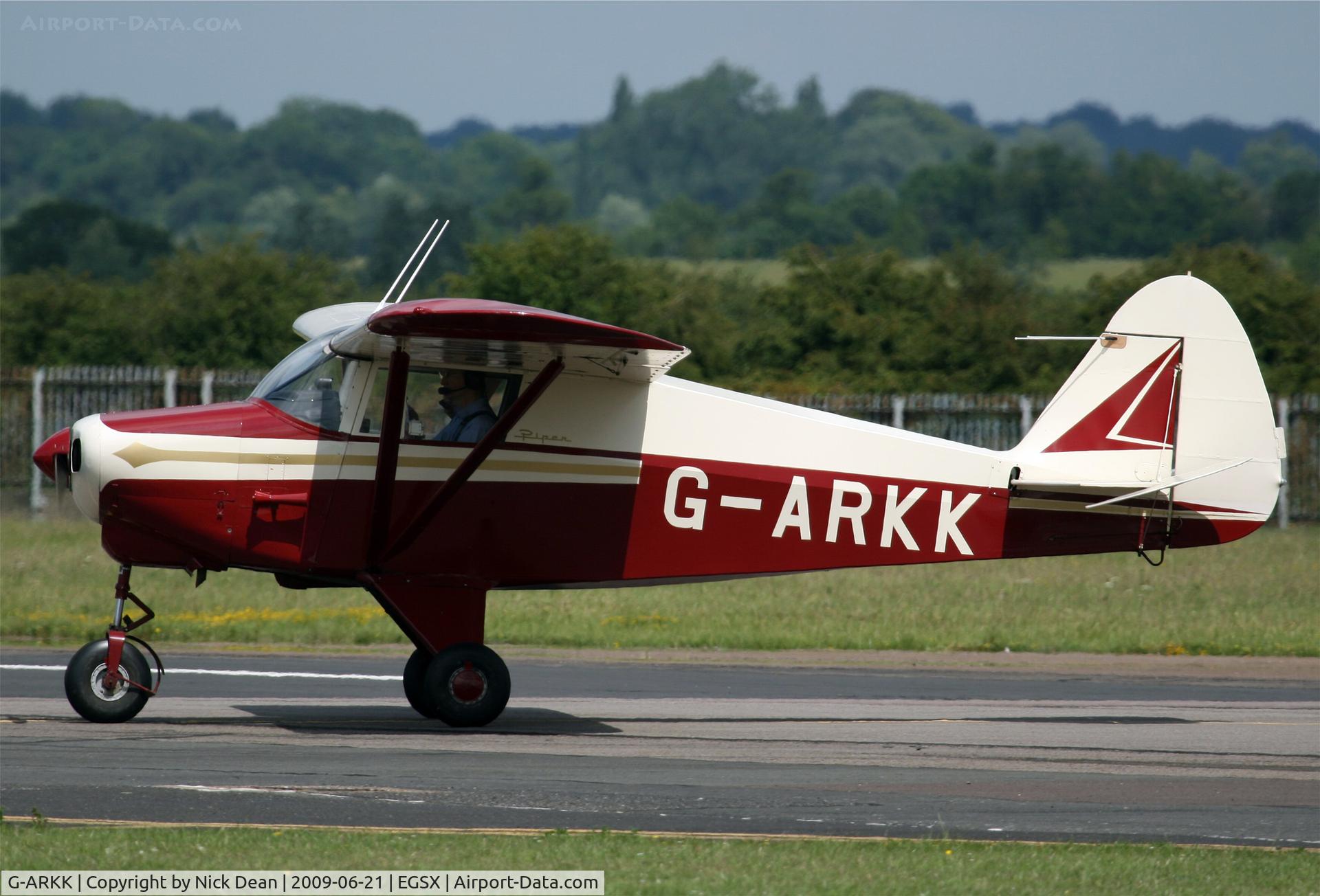 G-ARKK, 1961 Piper PA-22-108 Colt Colt C/N 22-8290, EGSX