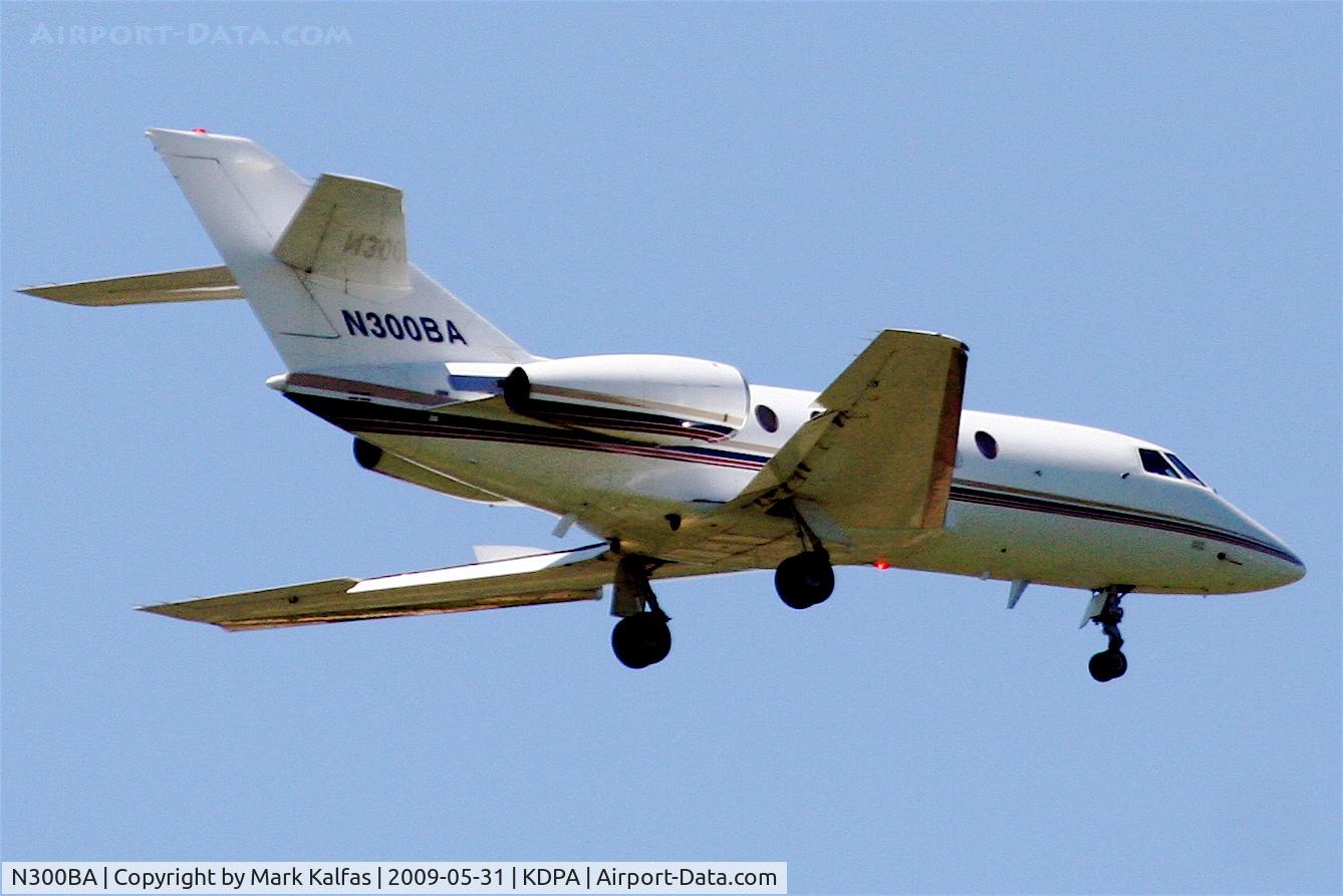 N300BA, 1968 Dassault Falcon (Mystere) 20C C/N 142, Short Final RWY 2L KDPA