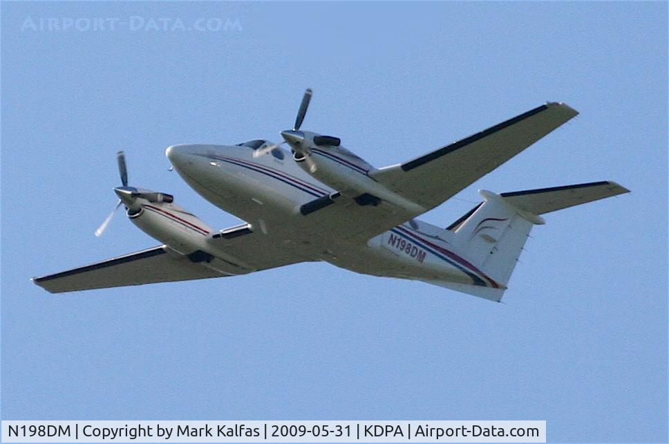 N198DM, 1984 Beech 200 C/N BB1198, RWY 20R departure KDPA