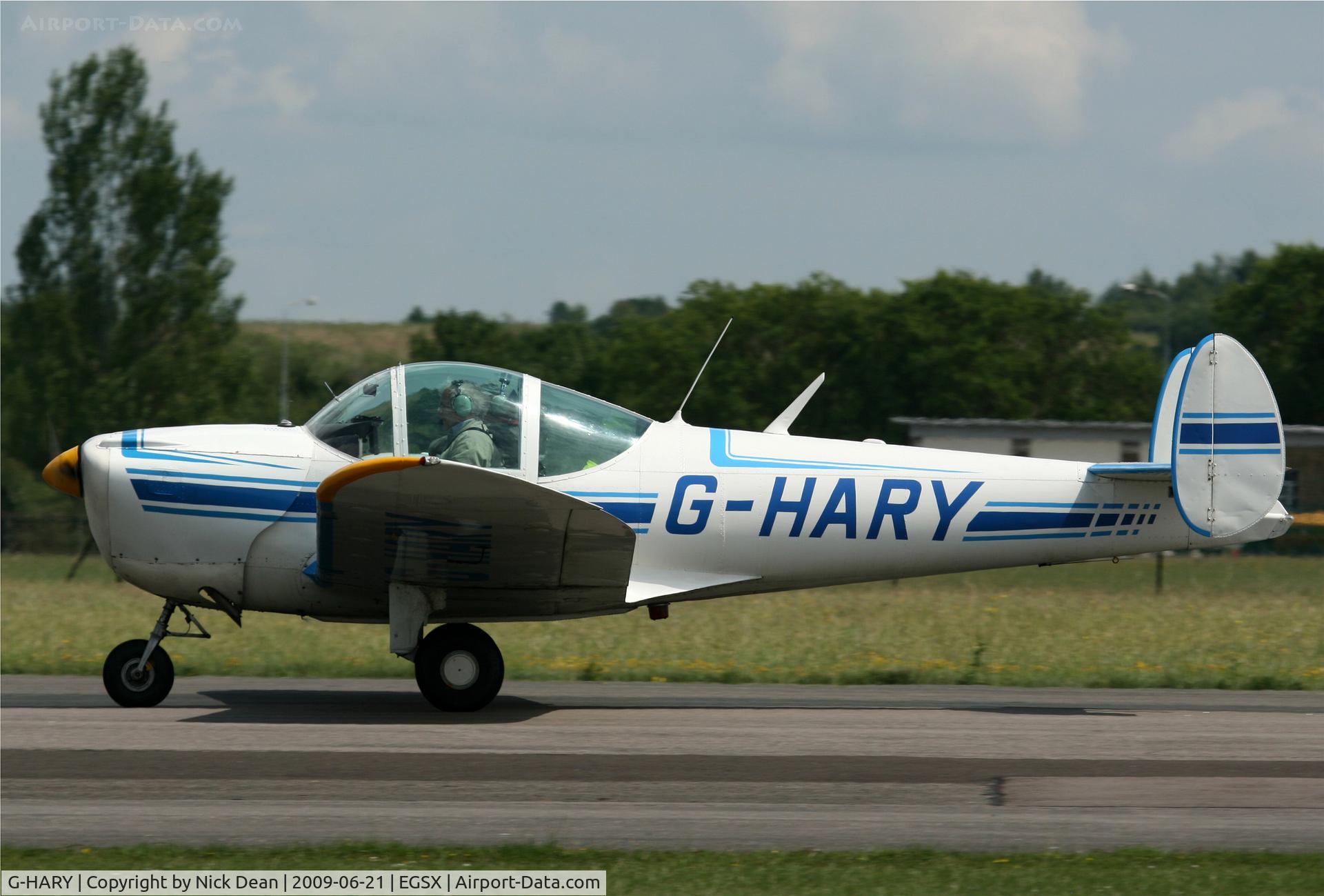 G-HARY, 1966 Alon A-2 Aircoupe C/N A-188, EGSX