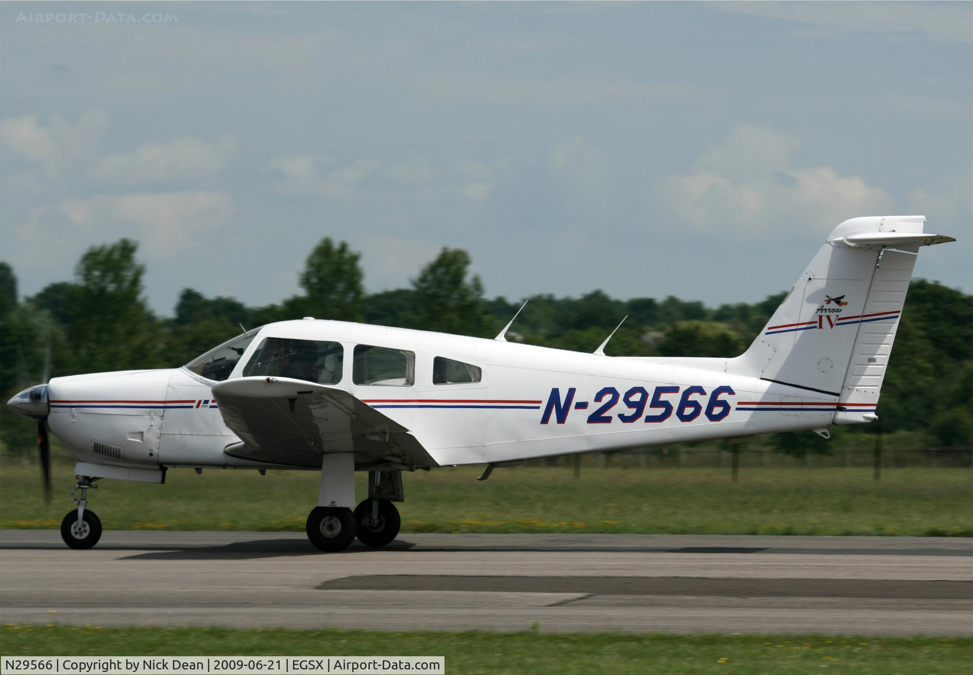 N29566, 1979 Piper PA-28RT-201 Arrow IV C/N 28R-7918146, EGSX