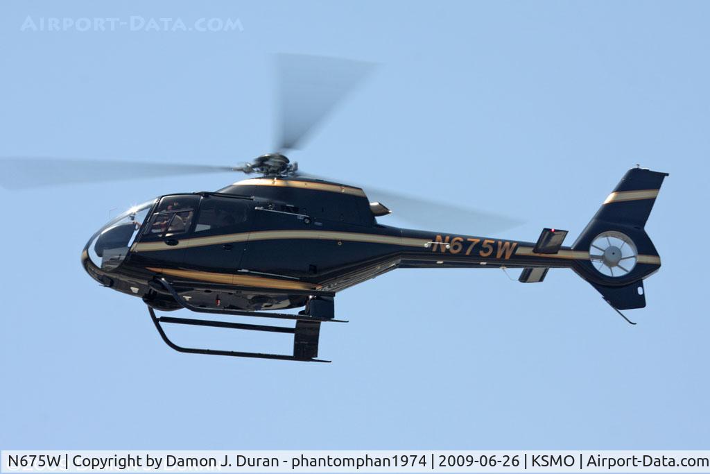 N675W, 2007 Eurocopter EC-120B Colibri C/N 1501, On final to land.