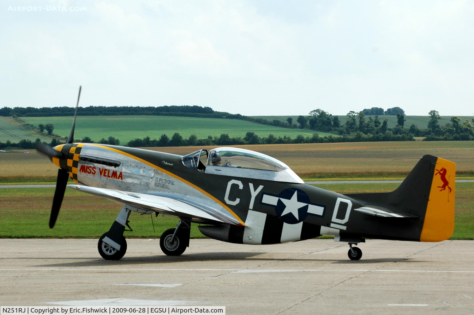 N251RJ, 1944 North American TF-51D Mustang C/N 124-44703, 1. N251RJ at The Imperial War Museum, Duxford.