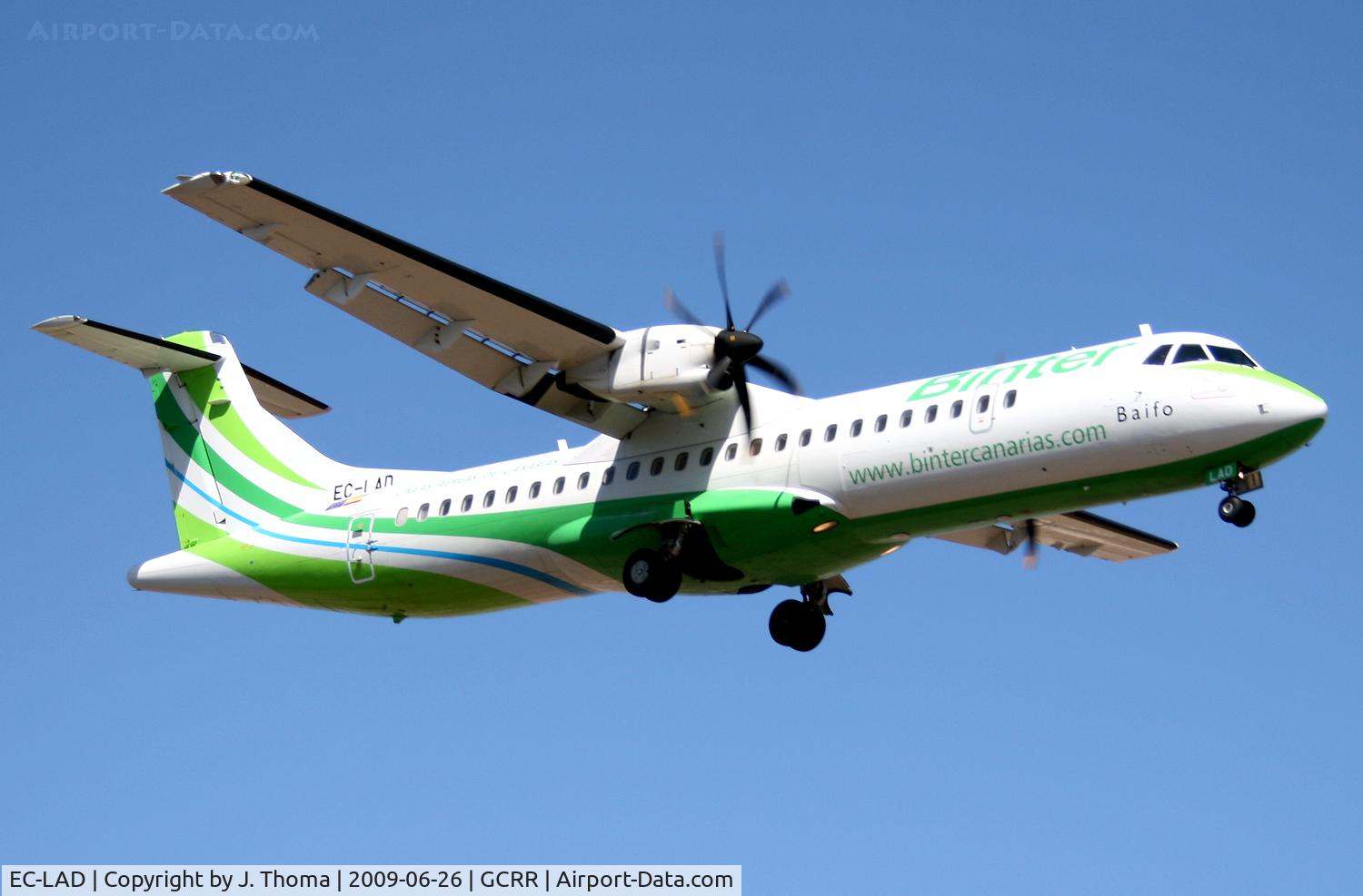 EC-LAD, 2009 ATR 72-212A C/N 864, ATR-72-212A
