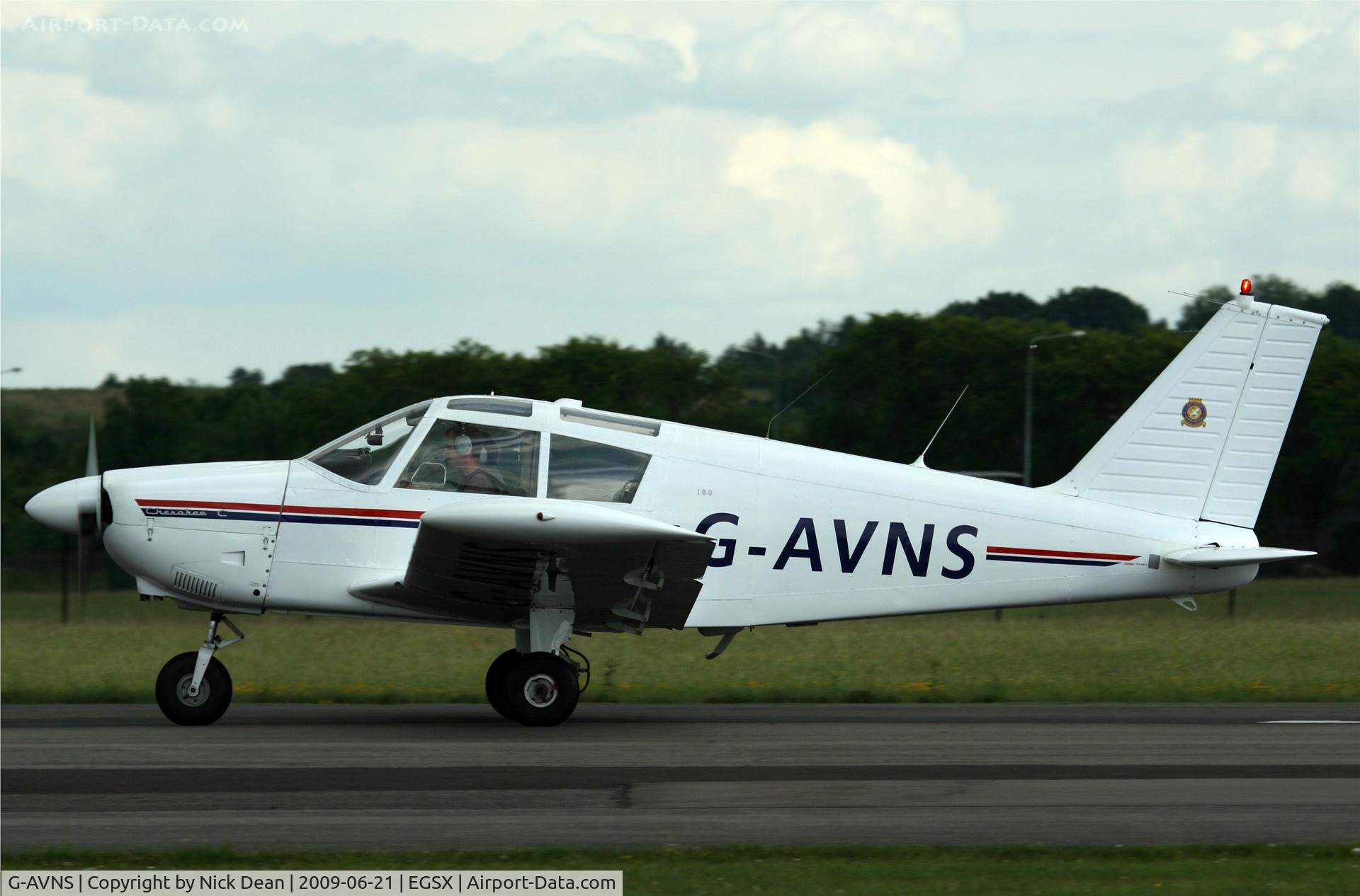 G-AVNS, 1967 Piper PA-28-180 Cherokee C/N 28-4129, EGSX
