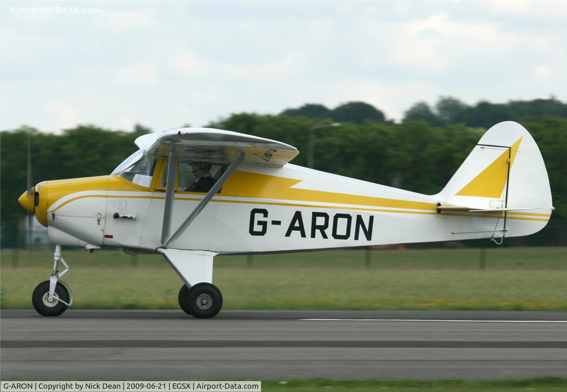 G-ARON, 1961 Piper PA-22-108 Colt Colt C/N 22-8822, EGSX