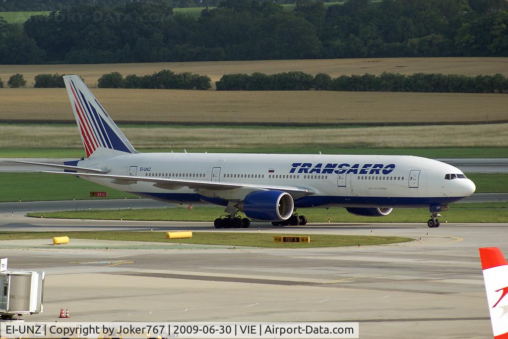 EI-UNZ, 1995 Boeing 777-222 C/N 26925, Transaero Airlines Boeing 777-222