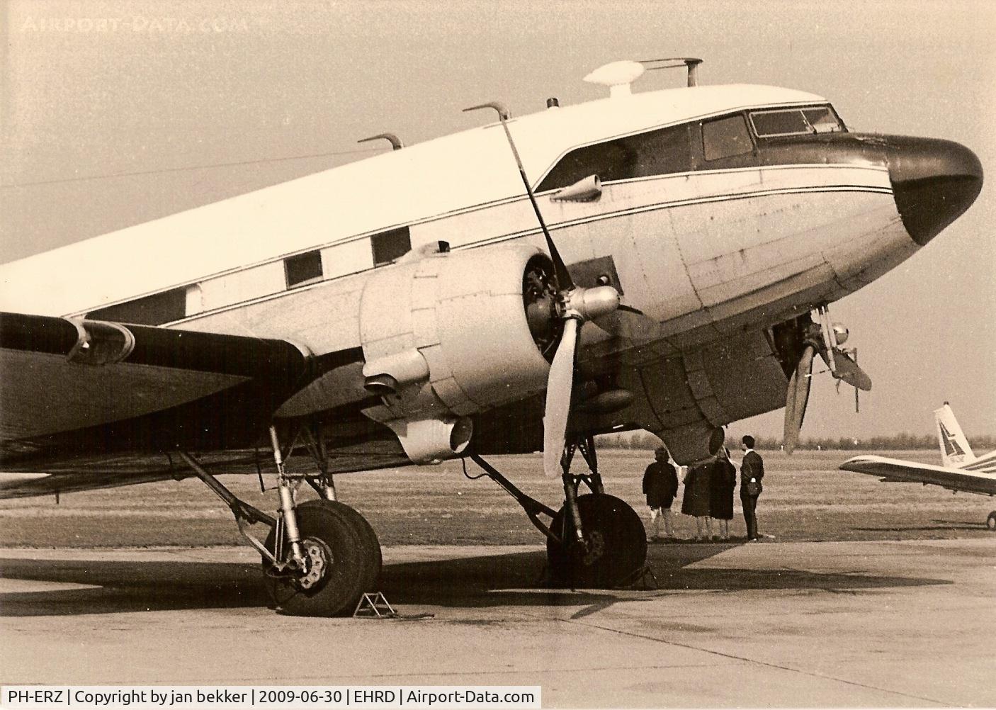 PH-ERZ, 1943 Douglas C-47A-DL C/N 20518, Photographed at Airport Zestienhoven 1965-03-13