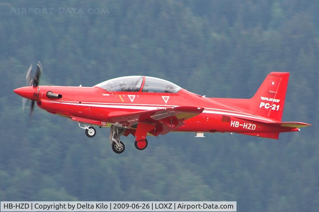HB-HZD, 2007 Pilatus PC-21 C/N 102, 
