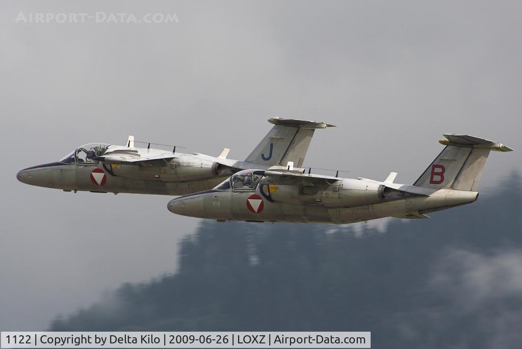 1122, Saab 105OE C/N 105422, AIRPOWER 09 Austrian Air Forces Saab 105 Oe