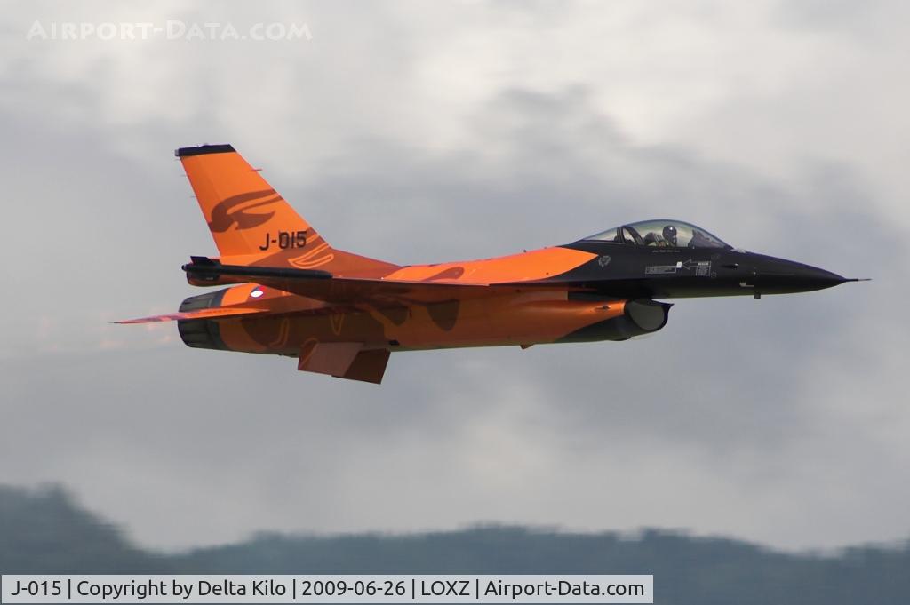 J-015, 1991 Fokker F-16A Fighting Falcon C/N 6D-171, 