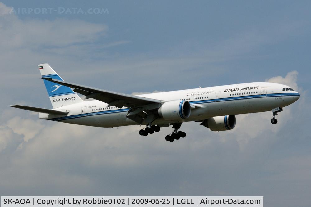 9K-AOA, 1998 Boeing 777-269/ER C/N 28743, für Jens