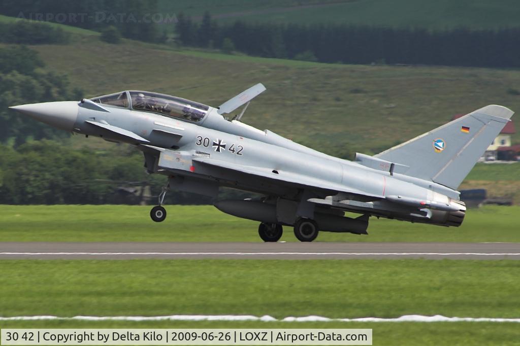 30 42, Eurofighter EF-2000 Typhoon T C/N GT015, 