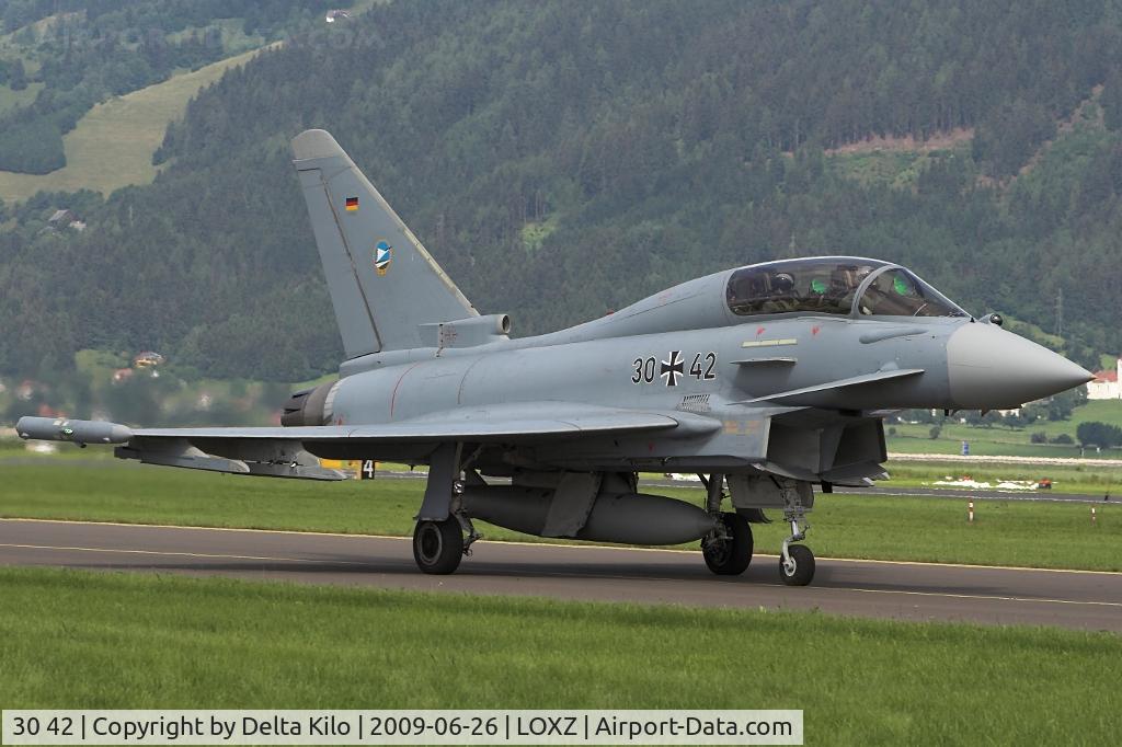 30 42, Eurofighter EF-2000 Typhoon T C/N GT015, 