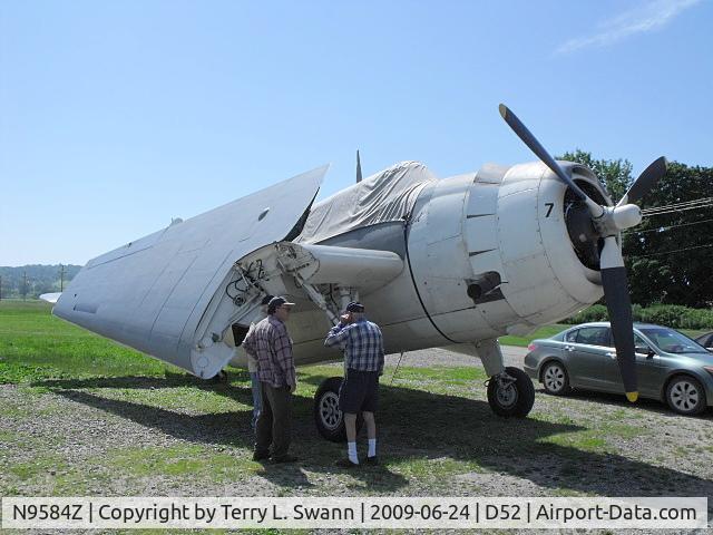 N9584Z, 1945 Grumman TBM-3E Avenger C/N 85882, Parked at Geneseo.
