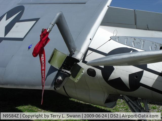 N9584Z, 1945 Grumman TBM-3E Avenger C/N 85882, Parked at Geneseo.