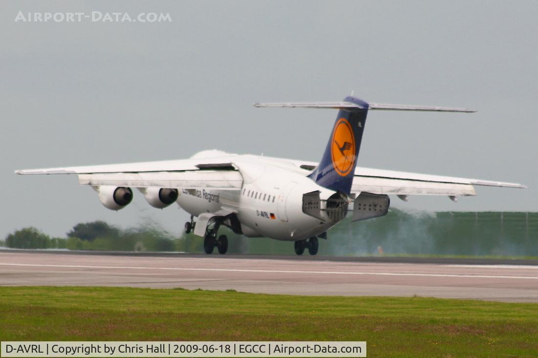 D-AVRL, 1996 British Aerospace Avro 146-RJ85 C/N E.2285, Lufthansa Regional operated by CityLine