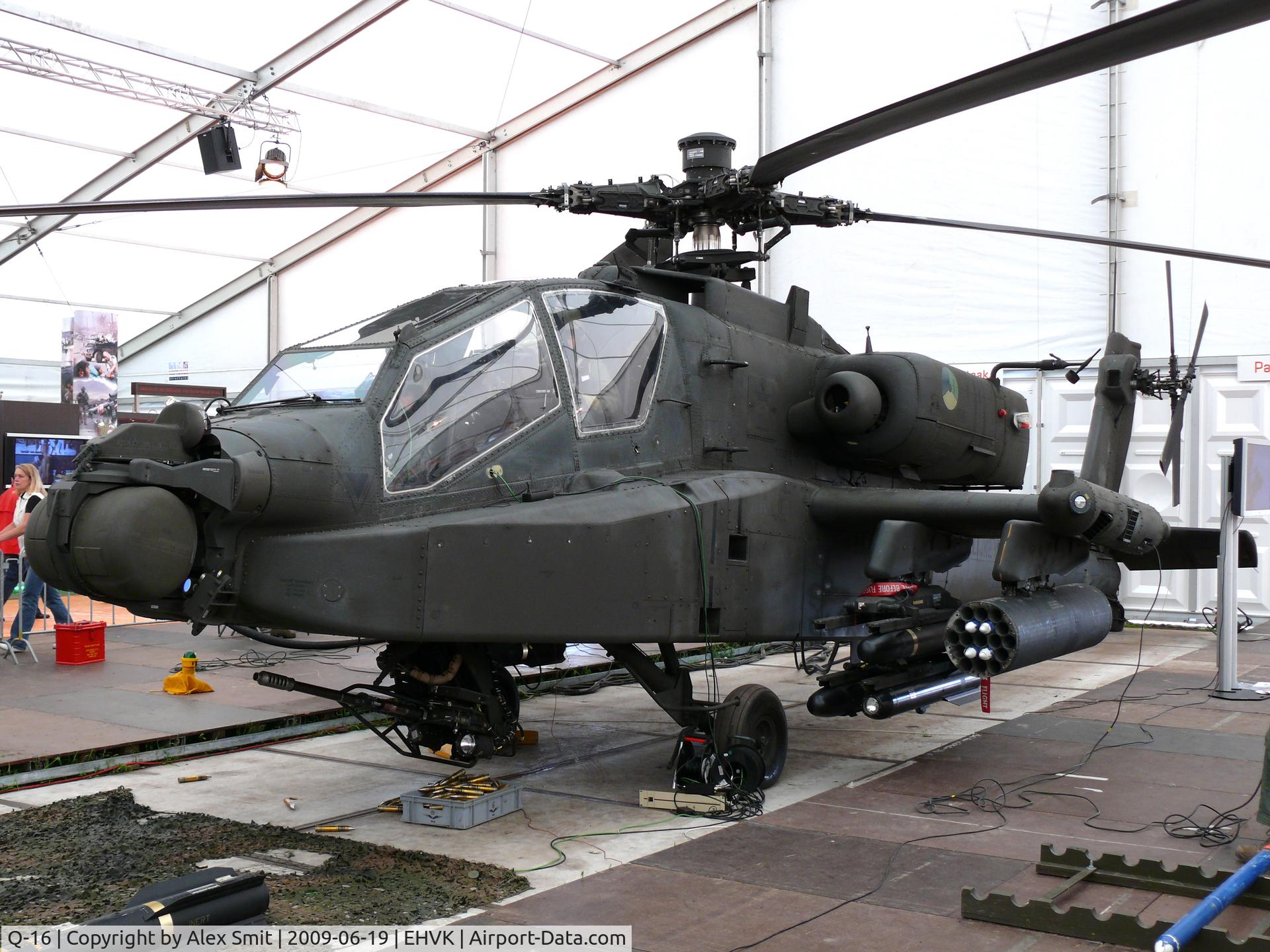 Q-16, 1998 Boeing AH-64DN Apache C/N DN016, Boeing AH-64D Apache Q-16 Royal Netherlands Air Force