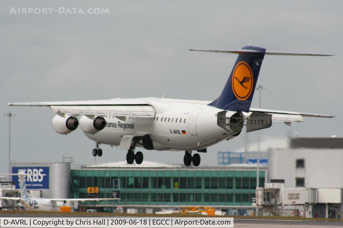 D-AVRL, 1996 British Aerospace Avro 146-RJ85 C/N E.2285, Lufthansa Regional operated by CityLine