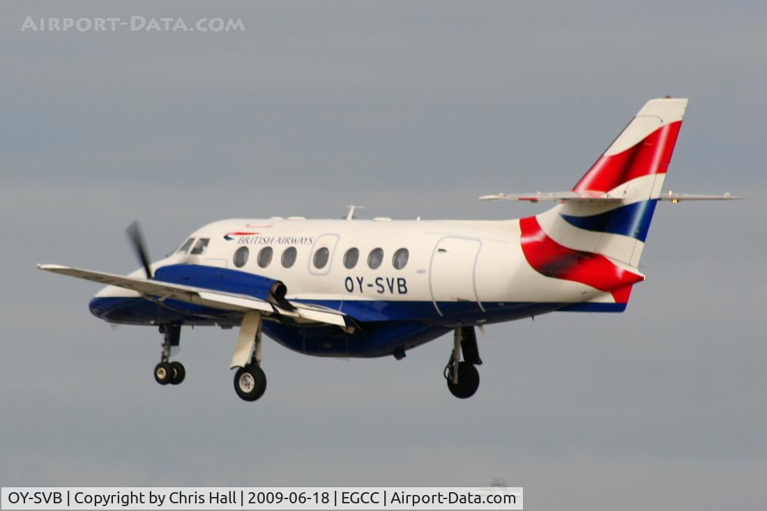 OY-SVB, 1997 British Aerospace BAe-3202 Jetstream 32 C/N 985, British Airways, operated by Sun Air