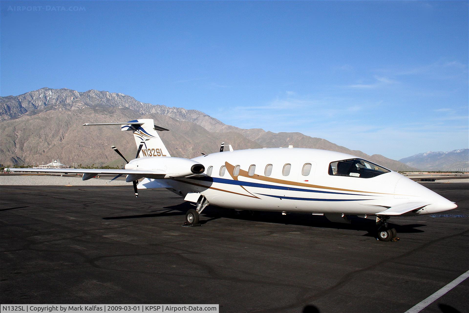 N132SL, 2005 Piaggio P-180 C/N 1098, P-180 at Signature ramp KPSP - Great Ride!