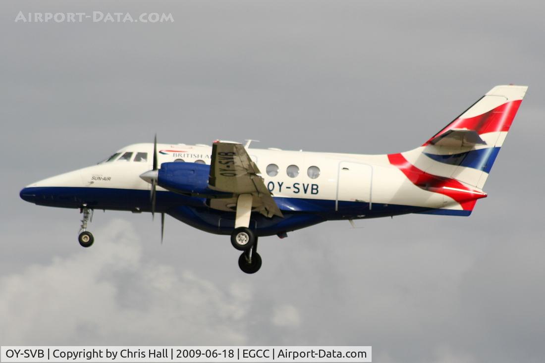 OY-SVB, 1997 British Aerospace BAe-3202 Jetstream 32 C/N 985, British Airways, operated by Sun Air