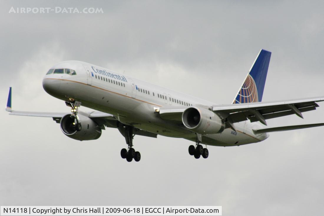 N14118, 1997 Boeing 757-224 C/N 27560, Continental