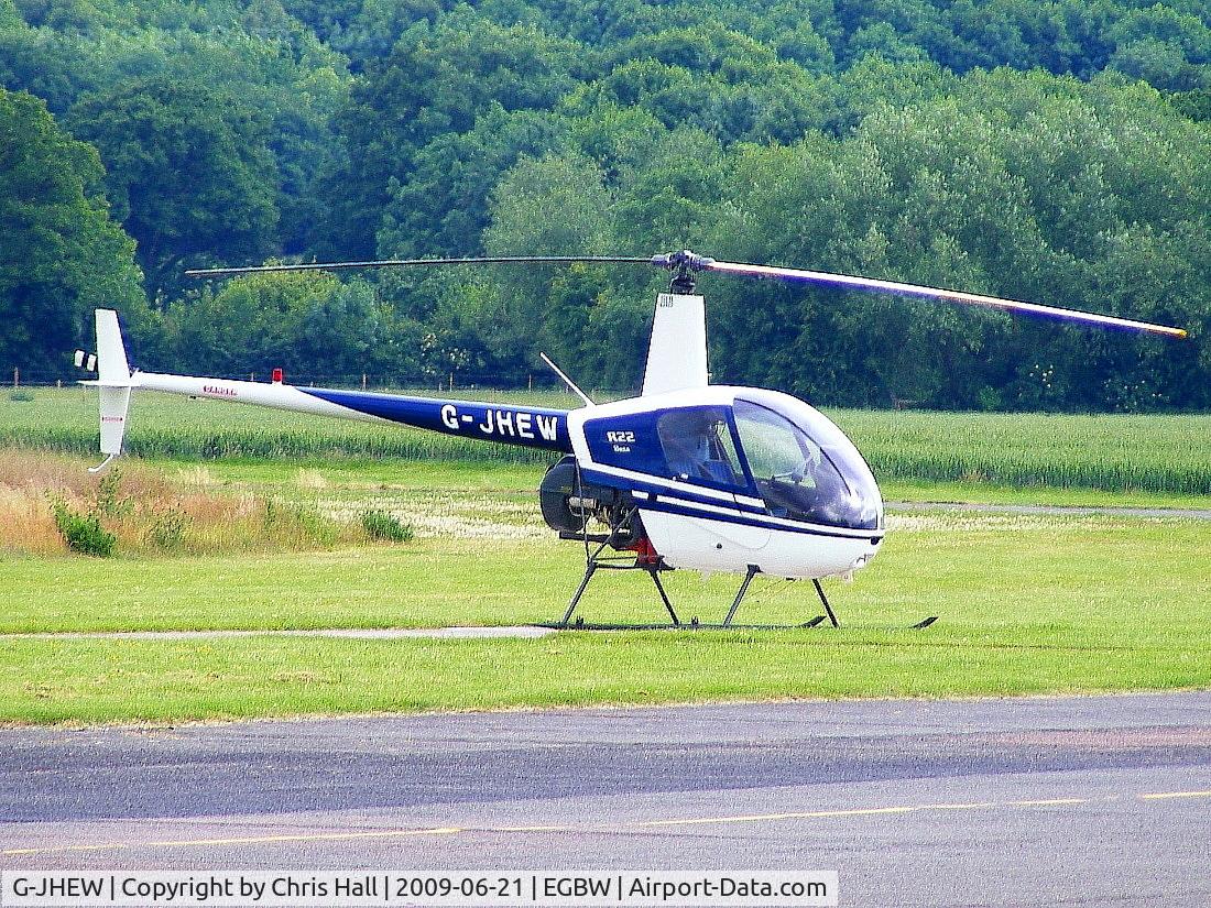 G-JHEW, 1987 Robinson R22 Beta C/N 0672, Previous ID: N23677