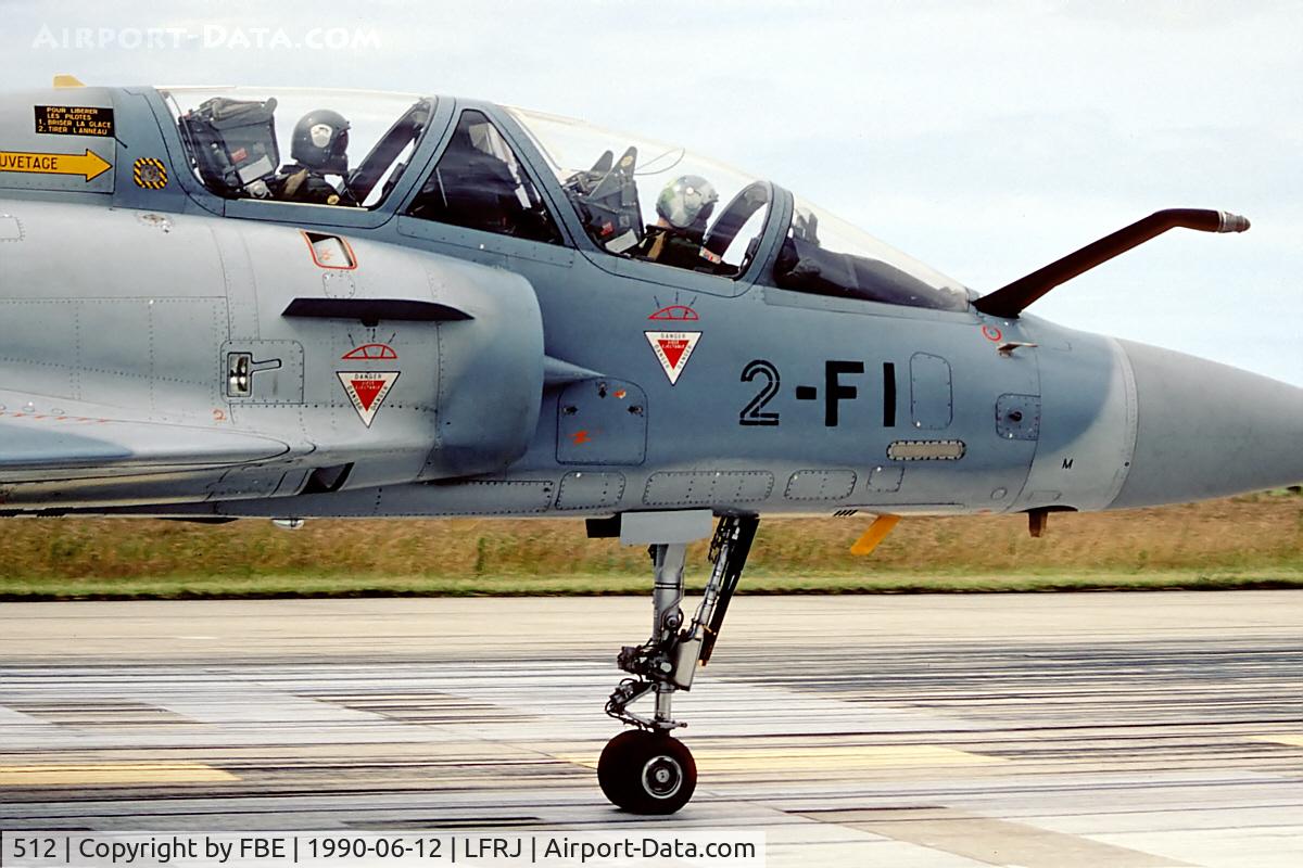 512, Dassault Mirage 2000B C/N 145, 2-FI