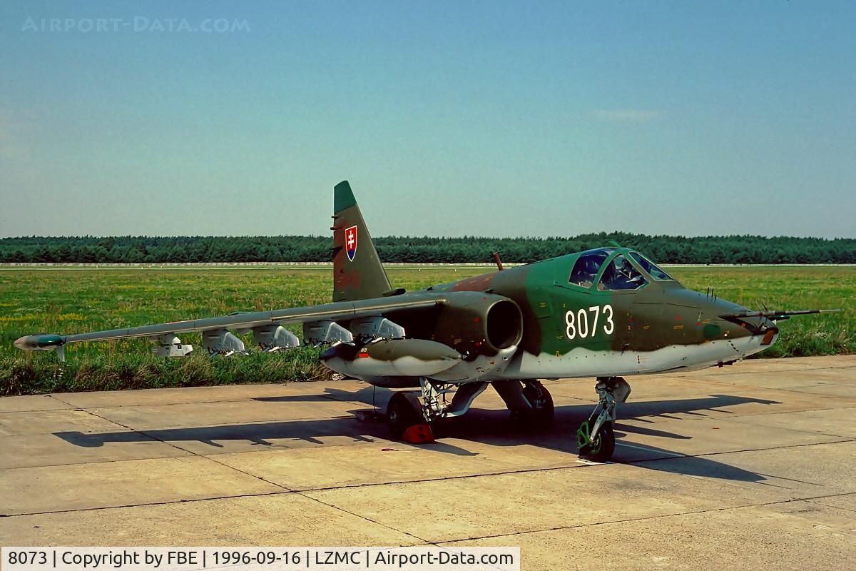 8073, Sukhoi Su-25K C/N 25508108073, Su-25K at Malacky Kuchyna Slovakia