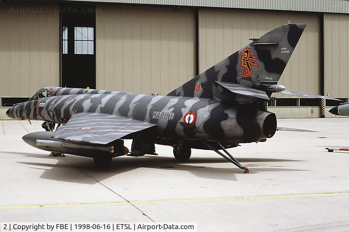 2, Dassault Super Etendard C/N 2, Super Etendart at Fliegerhorst Lechfeld
